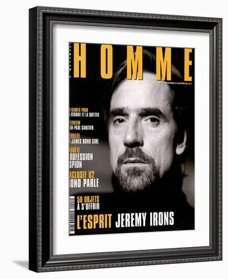 L'Optimum, December 1997-January 1998 - Jeremy Irons-Karl Dickenson-Framed Art Print