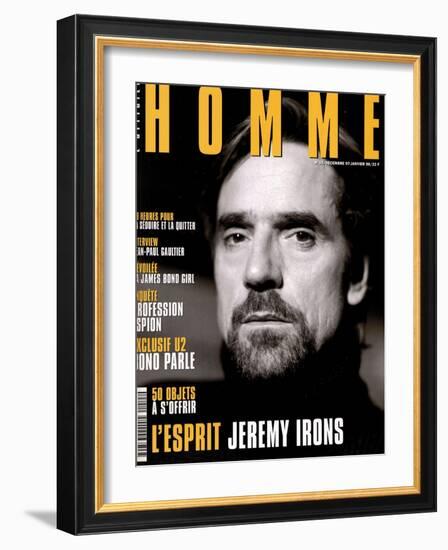 L'Optimum, December 1997-January 1998 - Jeremy Irons-Karl Dickenson-Framed Art Print