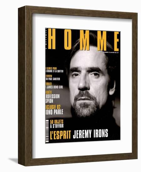 L'Optimum, December 1997-January 1998 - Jeremy Irons-Karl Dickenson-Framed Premium Giclee Print