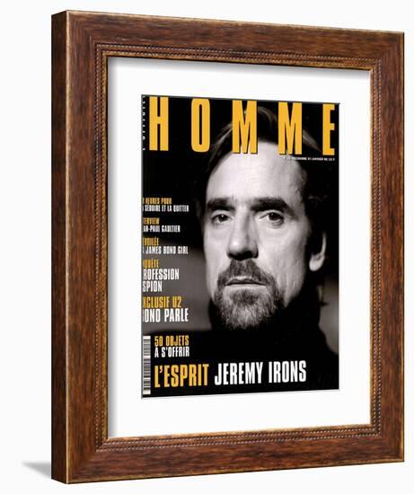 L'Optimum, December 1997-January 1998 - Jeremy Irons-Karl Dickenson-Framed Premium Giclee Print