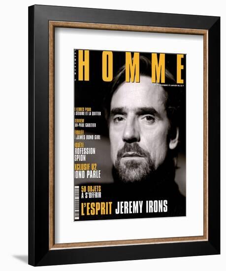 L'Optimum, December 1997-January 1998 - Jeremy Irons-Karl Dickenson-Framed Premium Giclee Print