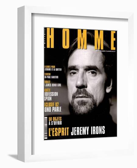 L'Optimum, December 1997-January 1998 - Jeremy Irons-Karl Dickenson-Framed Premium Giclee Print