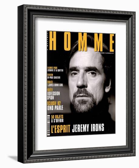 L'Optimum, December 1997-January 1998 - Jeremy Irons-Karl Dickenson-Framed Premium Giclee Print