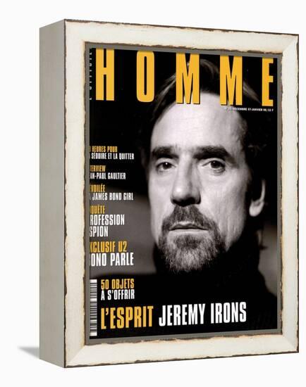 L'Optimum, December 1997-January 1998 - Jeremy Irons-Karl Dickenson-Framed Stretched Canvas