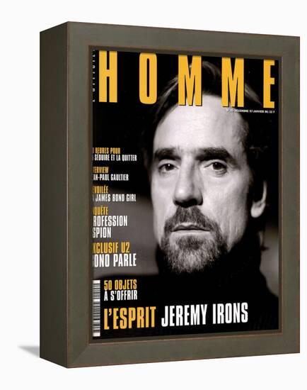 L'Optimum, December 1997-January 1998 - Jeremy Irons-Karl Dickenson-Framed Stretched Canvas