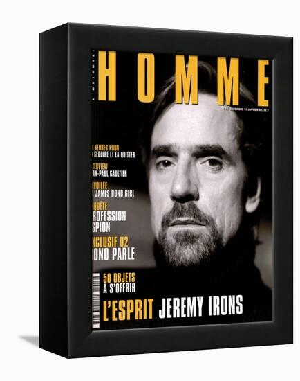 L'Optimum, December 1997-January 1998 - Jeremy Irons-Karl Dickenson-Framed Stretched Canvas