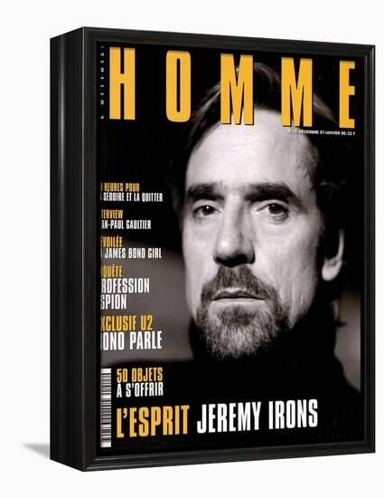 L'Optimum, December 1997-January 1998 - Jeremy Irons-Karl Dickenson-Framed Stretched Canvas