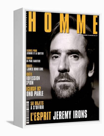 L'Optimum, December 1997-January 1998 - Jeremy Irons-Karl Dickenson-Framed Stretched Canvas