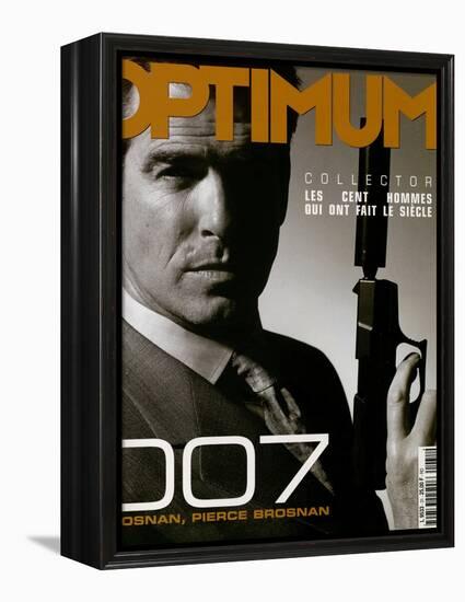 L'Optimum, December 1999-January 2000 - Pierce Brosnan-null-Framed Stretched Canvas