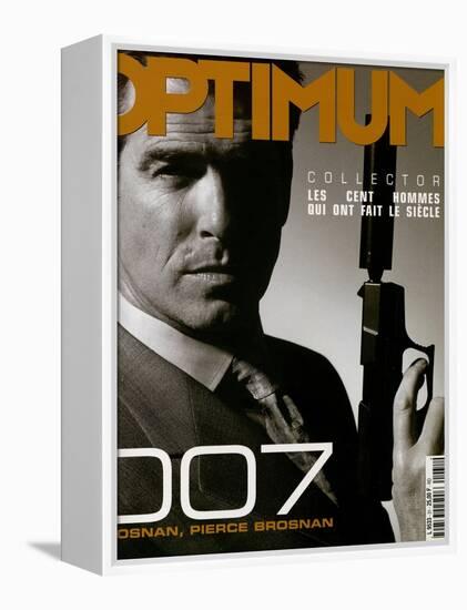 L'Optimum, December 1999-January 2000 - Pierce Brosnan-null-Framed Stretched Canvas