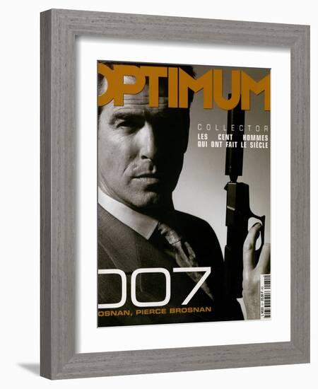 L'Optimum, December 1999-January 2000 - Pierce Brosnan-null-Framed Art Print