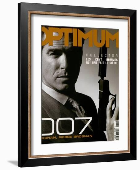 L'Optimum, December 1999-January 2000 - Pierce Brosnan-null-Framed Art Print