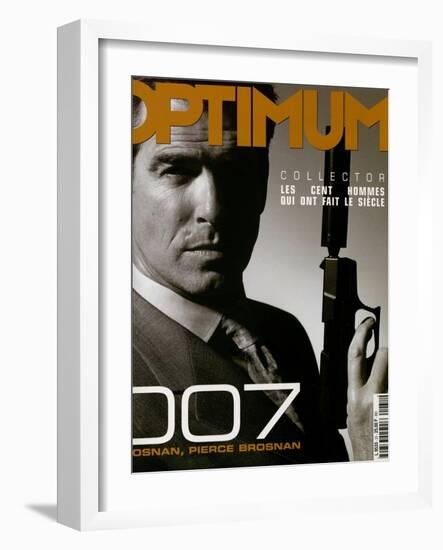 L'Optimum, December 1999-January 2000 - Pierce Brosnan-null-Framed Art Print