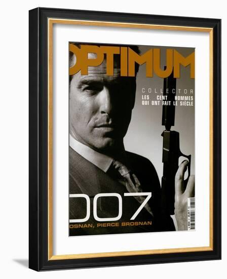 L'Optimum, December 1999-January 2000 - Pierce Brosnan-null-Framed Art Print