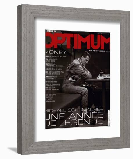 L'Optimum, December 2001-January 2002 - Michael Schumacher-Peter Marlow-Framed Premium Giclee Print