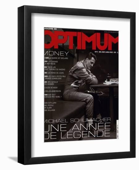 L'Optimum, December 2001-January 2002 - Michael Schumacher-Peter Marlow-Framed Premium Giclee Print