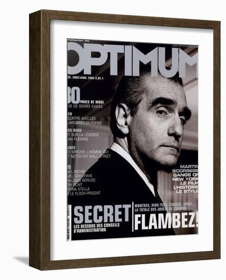 L'Optimum, December 2002-January 2003 - Martin Scorsese-John Stoddart-Framed Art Print