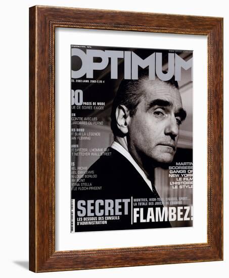 L'Optimum, December 2002-January 2003 - Martin Scorsese-John Stoddart-Framed Premium Giclee Print