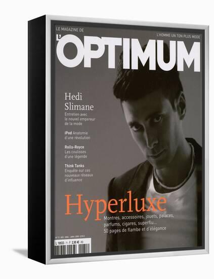 L'Optimum, December 2004-January 2005 - Hedi Slimane-Y.R.-Framed Stretched Canvas