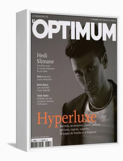 L'Optimum, December 2004-January 2005 - Hedi Slimane-Y.R.-Framed Stretched Canvas