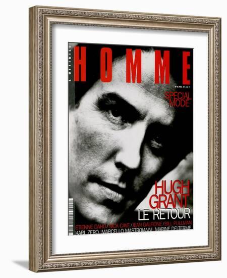 L'Optimum, February 1997 - Hugh Grant-Marcel Hartmann-Framed Art Print