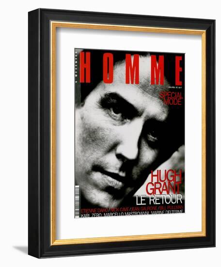 L'Optimum, February 1997 - Hugh Grant-Marcel Hartmann-Framed Premium Giclee Print