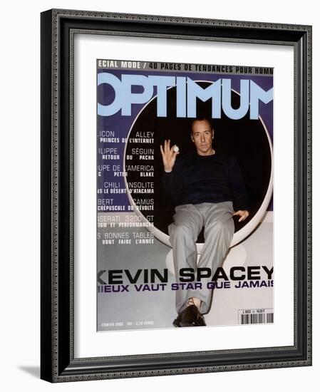 L'Optimum, February 2000 - Kevin Spacey Habillé en Prada-Richard Wright-Framed Art Print