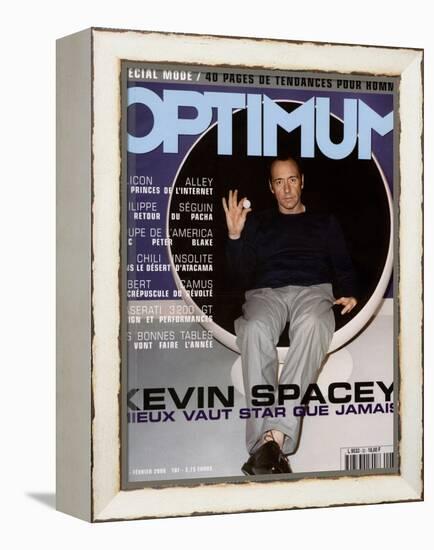 L'Optimum, February 2000 - Kevin Spacey Habillé en Prada-Richard Wright-Framed Stretched Canvas