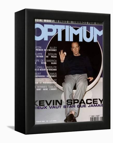 L'Optimum, February 2000 - Kevin Spacey Habillé en Prada-Richard Wright-Framed Stretched Canvas