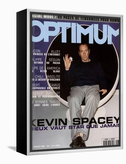 L'Optimum, February 2000 - Kevin Spacey Habillé en Prada-Richard Wright-Framed Stretched Canvas