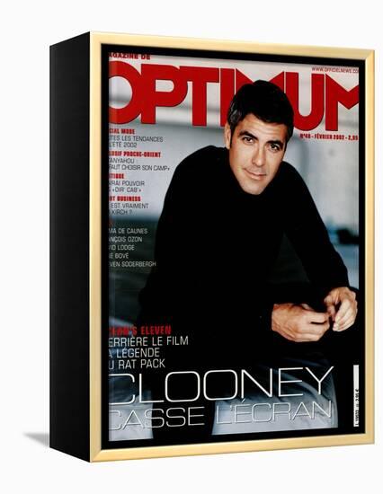 L'Optimum, February 2002 - George Clooney-Mark Seliger-Framed Stretched Canvas