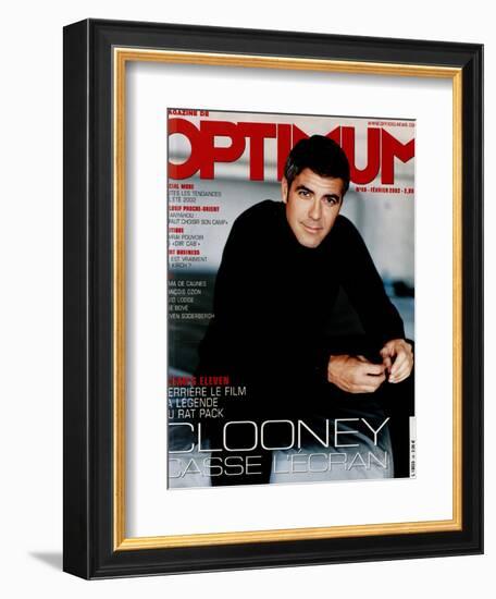 L'Optimum, February 2002 - George Clooney-Mark Seliger-Framed Premium Giclee Print