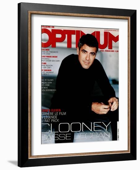 L'Optimum, February 2002 - George Clooney-Mark Seliger-Framed Art Print