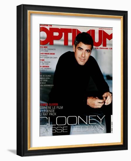 L'Optimum, February 2002 - George Clooney-Mark Seliger-Framed Art Print