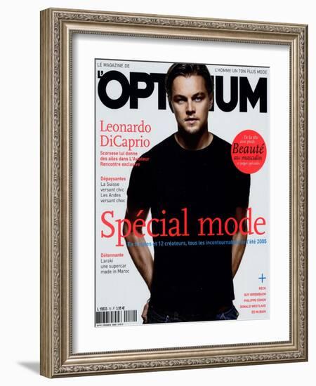 L'Optimum, February 2005 - Leonardo Dicaprio-Tom Munro-Framed Art Print