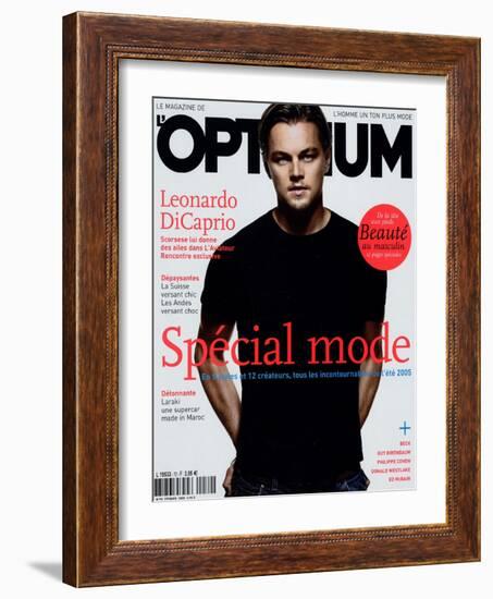 L'Optimum, February 2005 - Leonardo Dicaprio-Tom Munro-Framed Art Print