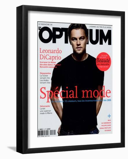 L'Optimum, February 2005 - Leonardo Dicaprio-Tom Munro-Framed Art Print