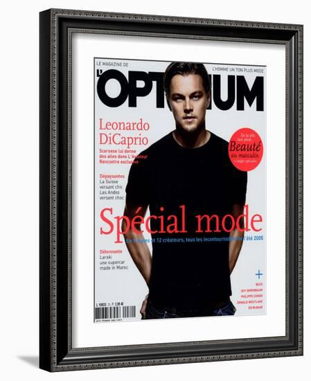 L'Optimum, February 2005 - Leonardo Dicaprio-Tom Munro-Framed Art Print