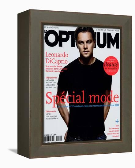 L'Optimum, February 2005 - Leonardo Dicaprio-Tom Munro-Framed Stretched Canvas