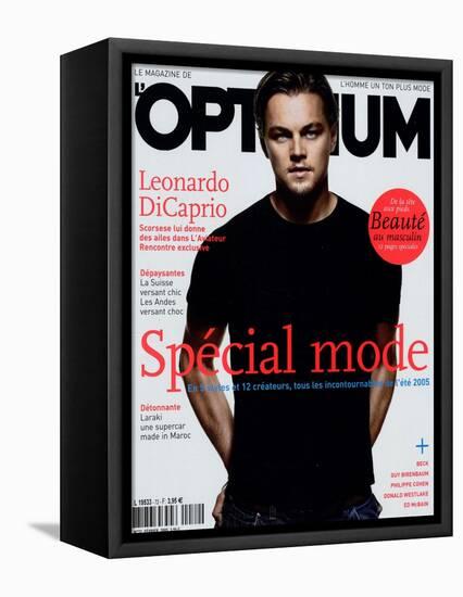 L'Optimum, February 2005 - Leonardo Dicaprio-Tom Munro-Framed Stretched Canvas