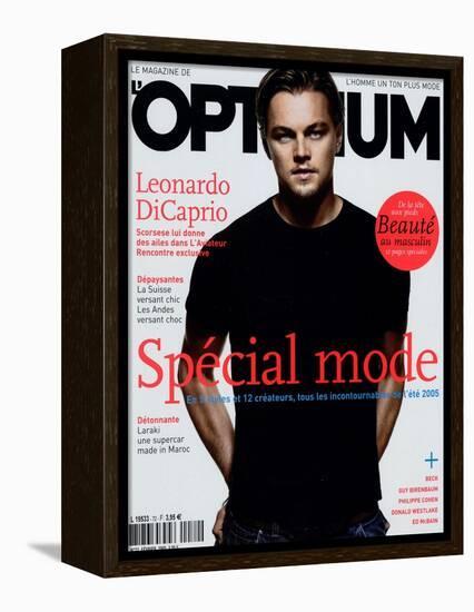 L'Optimum, February 2005 - Leonardo Dicaprio-Tom Munro-Framed Stretched Canvas