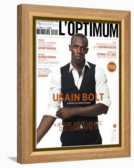 L'Optimum, July-August 2011 - Usain Bolt-Ralph Mecke-Framed Stretched Canvas