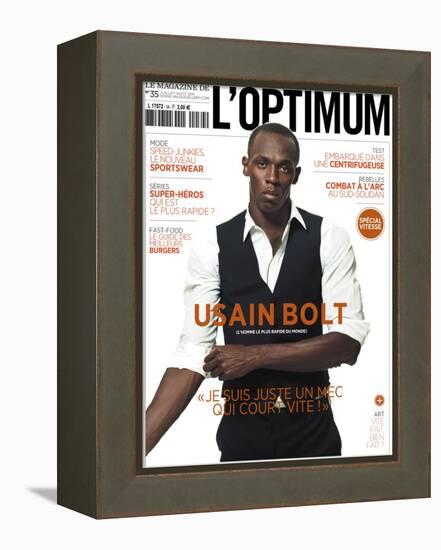 L'Optimum, July-August 2011 - Usain Bolt-Ralph Mecke-Framed Stretched Canvas