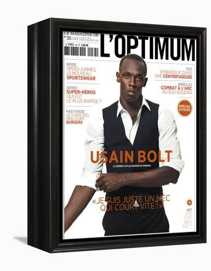 L'Optimum, July-August 2011 - Usain Bolt-Ralph Mecke-Framed Stretched Canvas