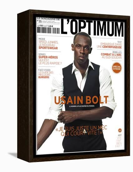 L'Optimum, July-August 2011 - Usain Bolt-Ralph Mecke-Framed Stretched Canvas