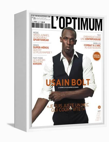 L'Optimum, July-August 2011 - Usain Bolt-Ralph Mecke-Framed Stretched Canvas