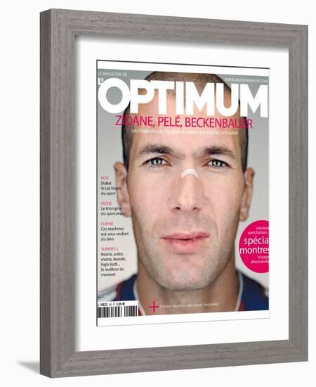 L'Optimum, June 2006 - Zinédine Zidane-Martin Schoeller-Framed Art Print