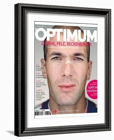 L'Optimum, June 2006 - Zinédine Zidane-Martin Schoeller-Framed Art Print