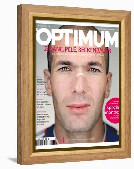 L'Optimum, June 2006 - Zinédine Zidane-Martin Schoeller-Framed Stretched Canvas