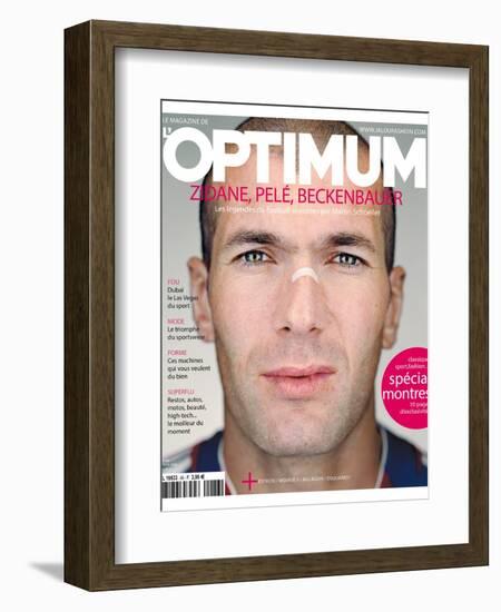 L'Optimum, June 2006 - Zinédine Zidane-Martin Schoeller-Framed Premium Giclee Print